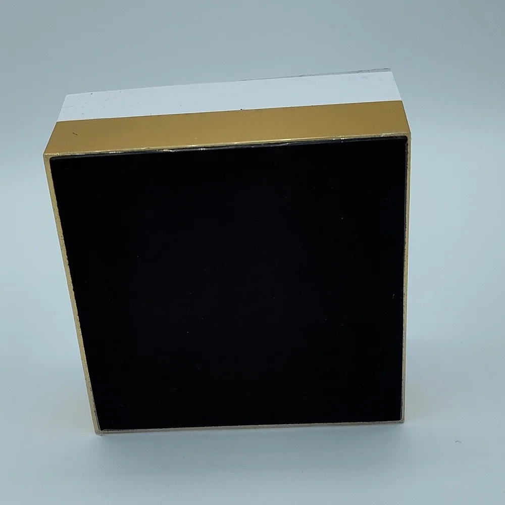 CHANEL Boutique Sticky Note Block Heavy Gold Base Luxury Desk Paper NIB